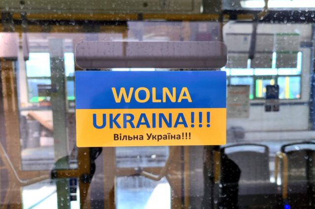 Barwy Ukrainy na tramwajach i autobusach MPK Poznań