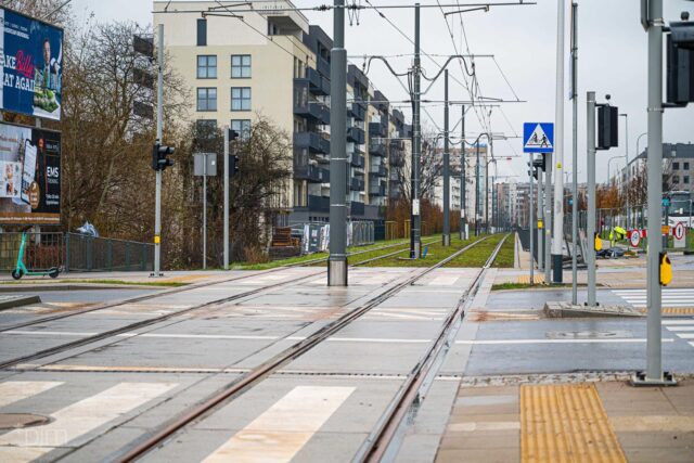 Nowe torowisko na trasie kórnickiej