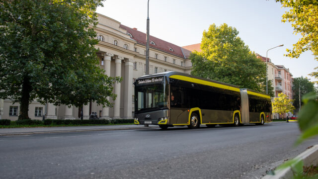 Najnowszy Solaris Urbino 18 electric na testach w Poznaniu