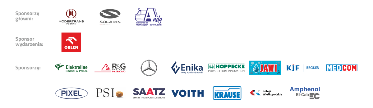 Logotypy Orlenu oraz pozostałych sponsorów wydarzenia