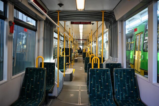 Wnętrze wagonu z Bonn