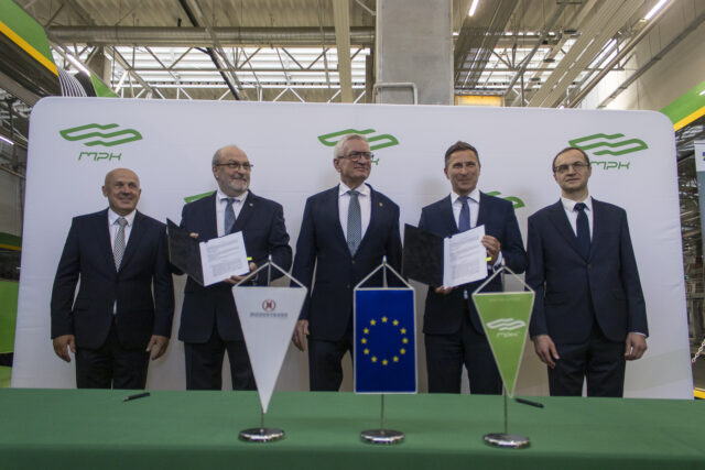 Od lewej Robert Kij, Piotr Pawlak, Jacek Jaśkowiak, Krzysztof Dostatni, Jerzy Zalwowski